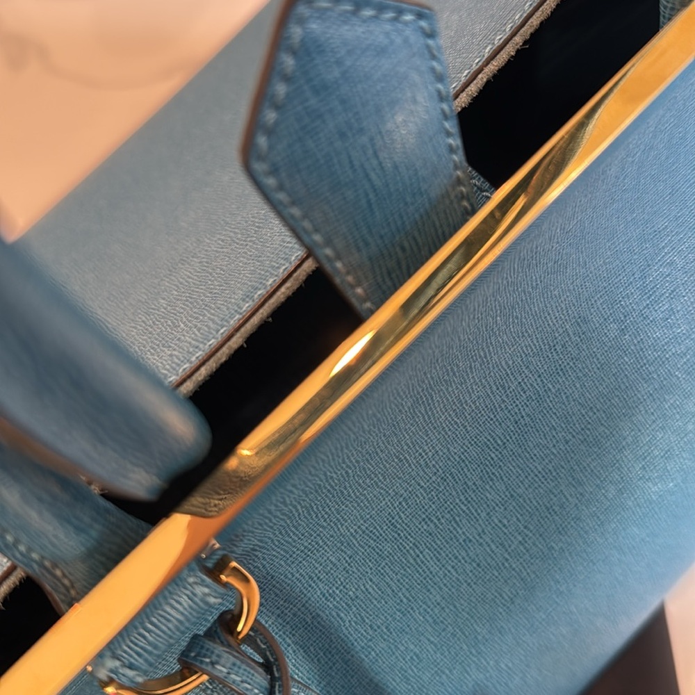 Fendi Two Way Blue Bag - Picture 7 of 7